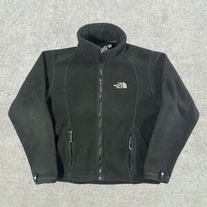 The North Face Fleece Jacket Women's Medium Black‎ Full Zip Outdoors Hiking